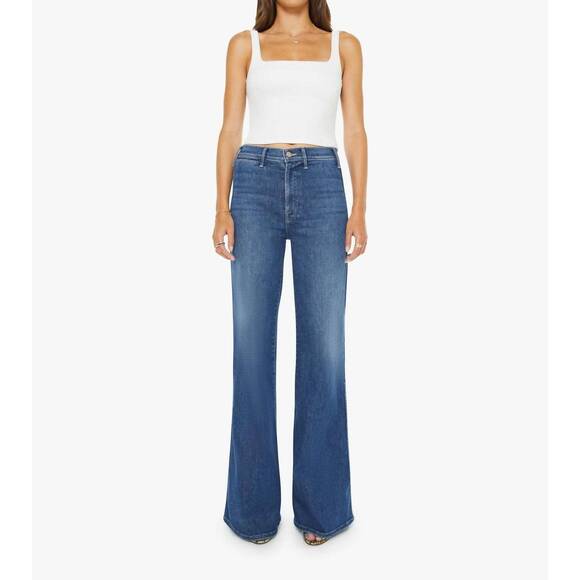 MOTHER Denim - NEW MOTHER pipeline hustler roller sneak jeans in catch my drift